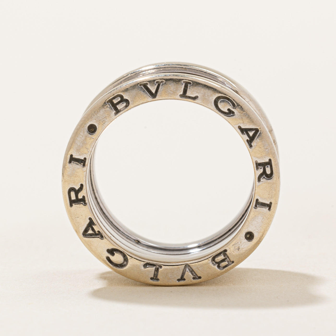 BVLGARI B.zero1 Ring - 18K Gold or Sterling Silver, Size 5.25, Luxury Fashion Jewelry for Women - Perfect for Weddings, Anniversaries & Special Occasions