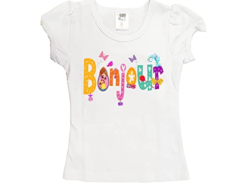 Fancy Nancy Bonjour Shirt for Girls | Cute French-Themed Birthday Top | Toddler Fancy Dress Shirt | Perfect for Parties, Photos & Special Occasions
