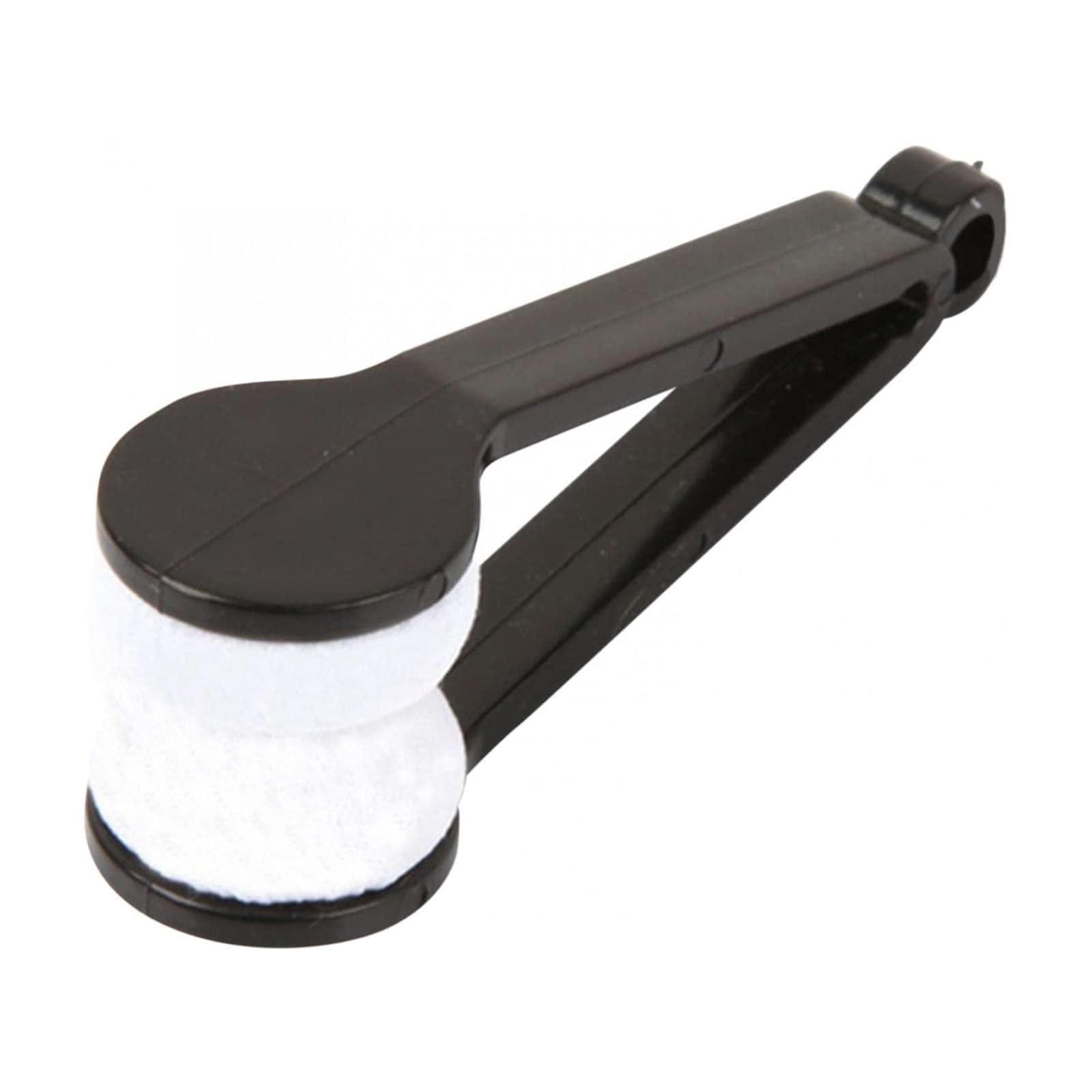 YangMeng Mini Microfiber Glasses Cleaner with Soft Brush - Black | Portable Eyeglass Cleaning Tool for Sunglasses & Spectacles | Perfect for Travel, Office, and Outdoor Use