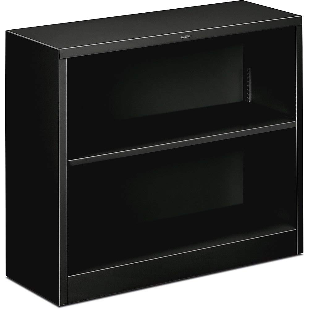 HON Brigade Steel Bookcase - 5-Shelf Heavy Duty Metal Bookcase for Home Office, Library & Garage Storage - Durable Steel Shelving Unit for Books, Files & Organizing Supplies
