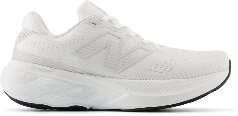 Women's Fresh Foam X 880v15 Running Shoes - White with Sea Salt & Black - Lightweight Cushioned Sneakers for Women, Perfect for Jogging, Gym Workouts & Daily Wear