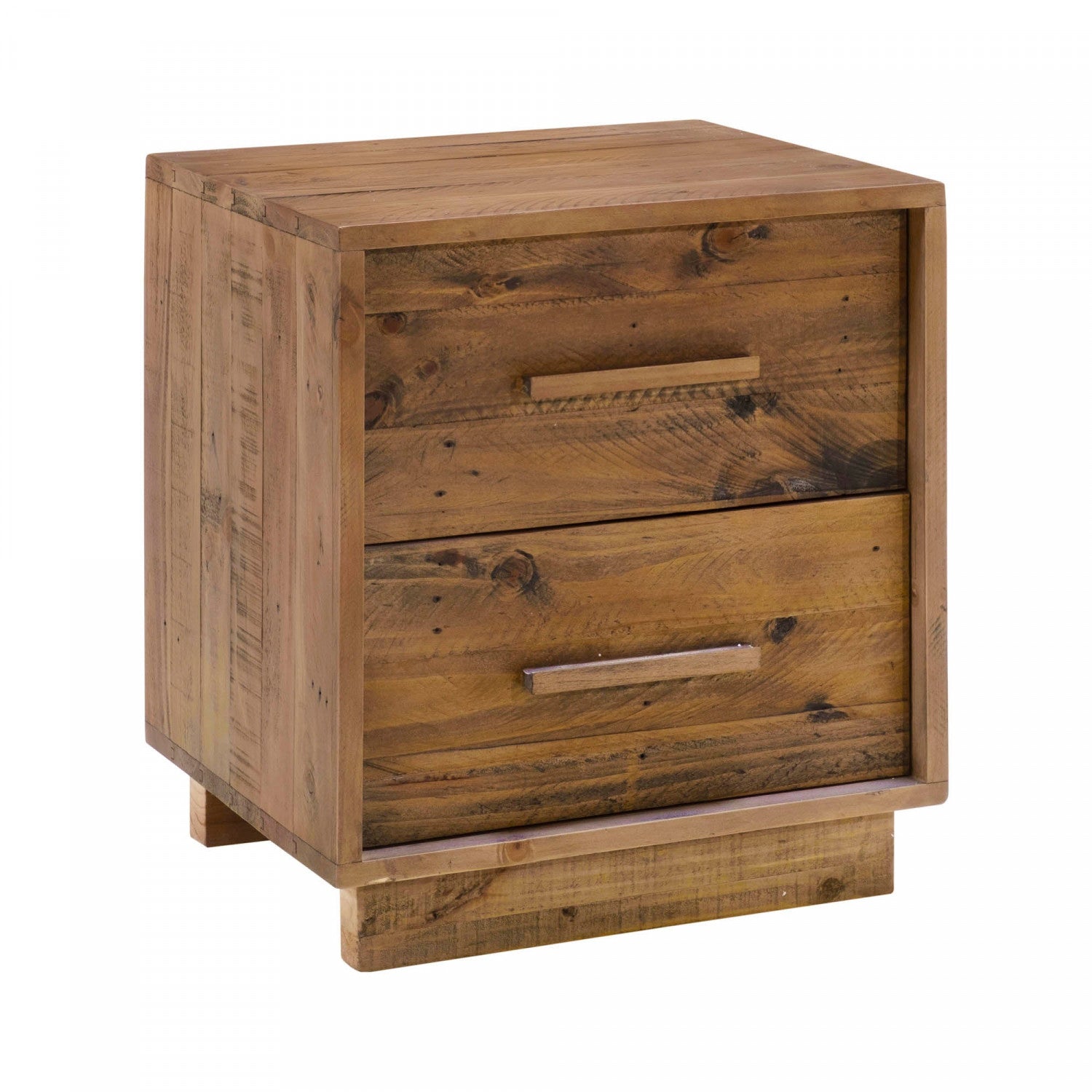 Charnwell Nightstand with Dark Driftwood Finish - Modern Bedside Table for Bedroom, Living Room, or Guest Room - Perfect for Storing Books, Lamps, and Bedroom Essentials