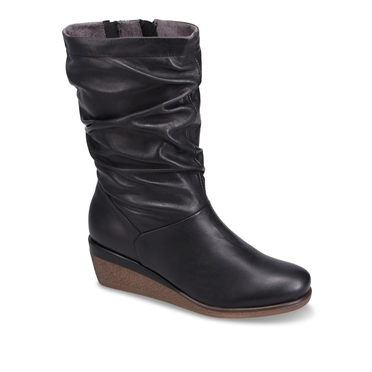 Martina Women's Chunky Heel Ankle Boots - Stylish Wedge Booties for Fall & Winter | Perfect for Office, Date Night & Casual Outfits