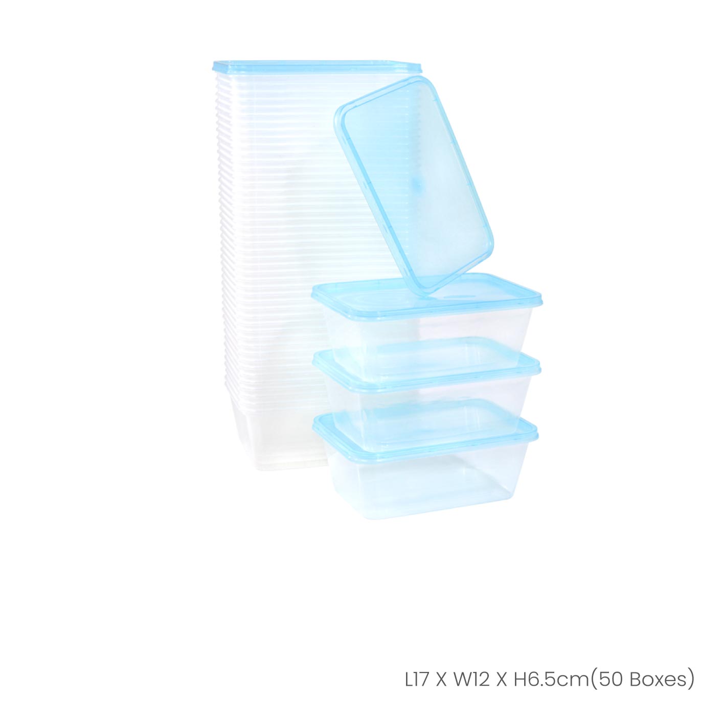 RT.HIGH 50S TW RT.BOX W/COVER (TW2 1000 50) - Heavy Duty Storage Box with Lid for Home, Office, and Warehouse Organization