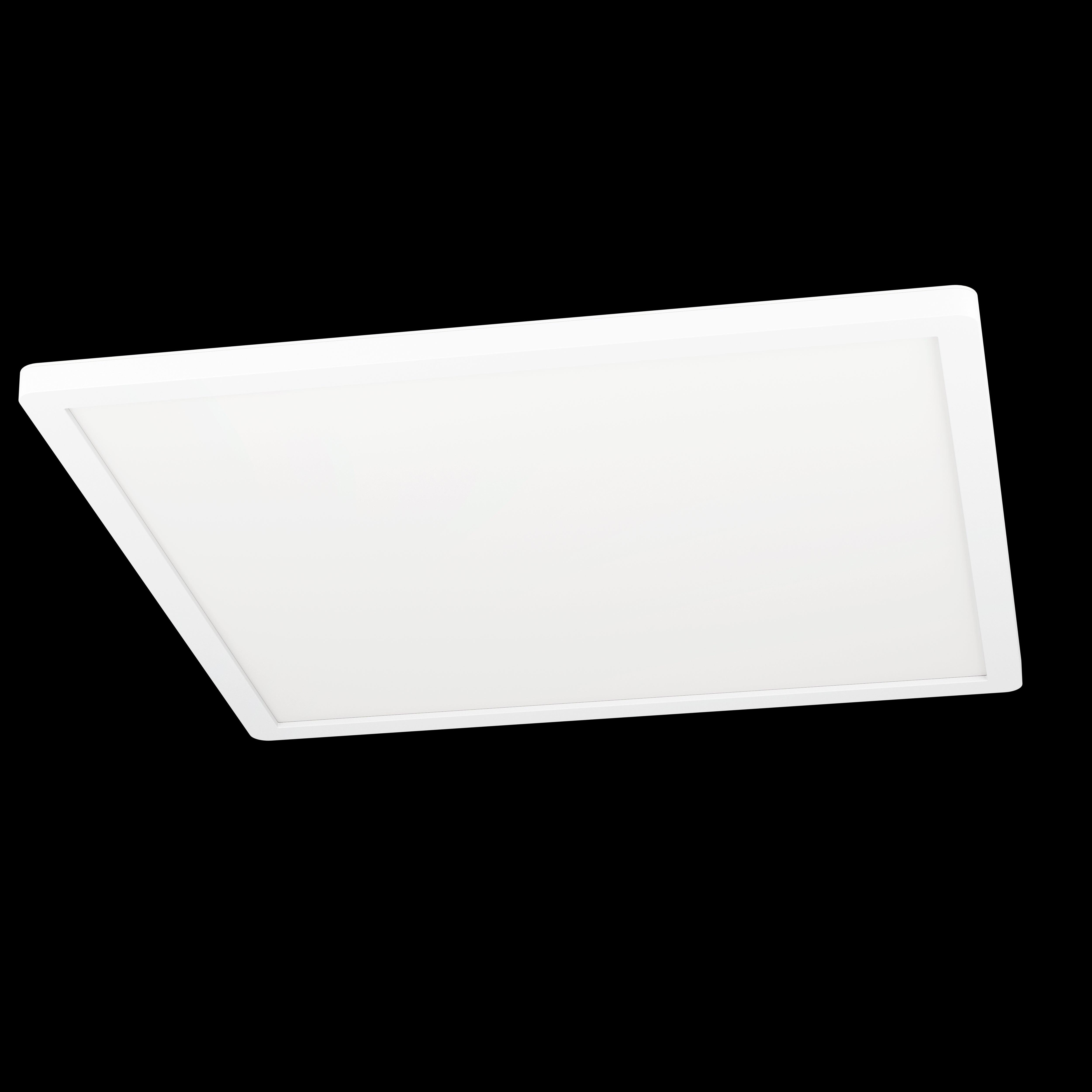 Eglo Connect Rovito Z Smart White Square LED Ceiling Flush Mount Light 42cm - Modern Lighting for Living Room, Bedroom & Kitchen
