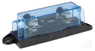 Narva ANL Fuse Holder with 100Amp Fuse - Waterproof Inline Fuse Block for Car Audio, Marine, RV & Off-Road Vehicles - Heavy Duty Circuit Protection