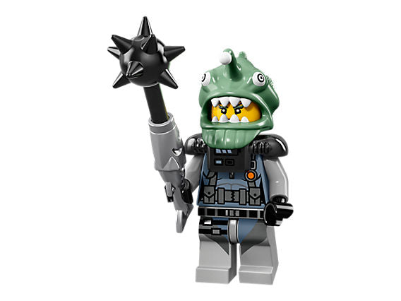 LEGO NINJAGO Movie Shark Army Angler Minifigure - Collectible Building Toy for Kids & Fans - Perfect for Play, Display, and Ninja-Themed Adventures