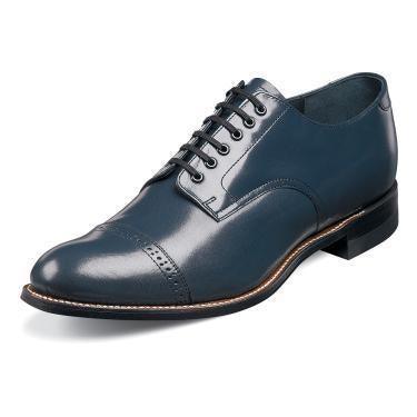 Stacy Adams Madison Men's Dress Shoes in Navy Blue - Perfect for Business, Formal Events & Office Wear