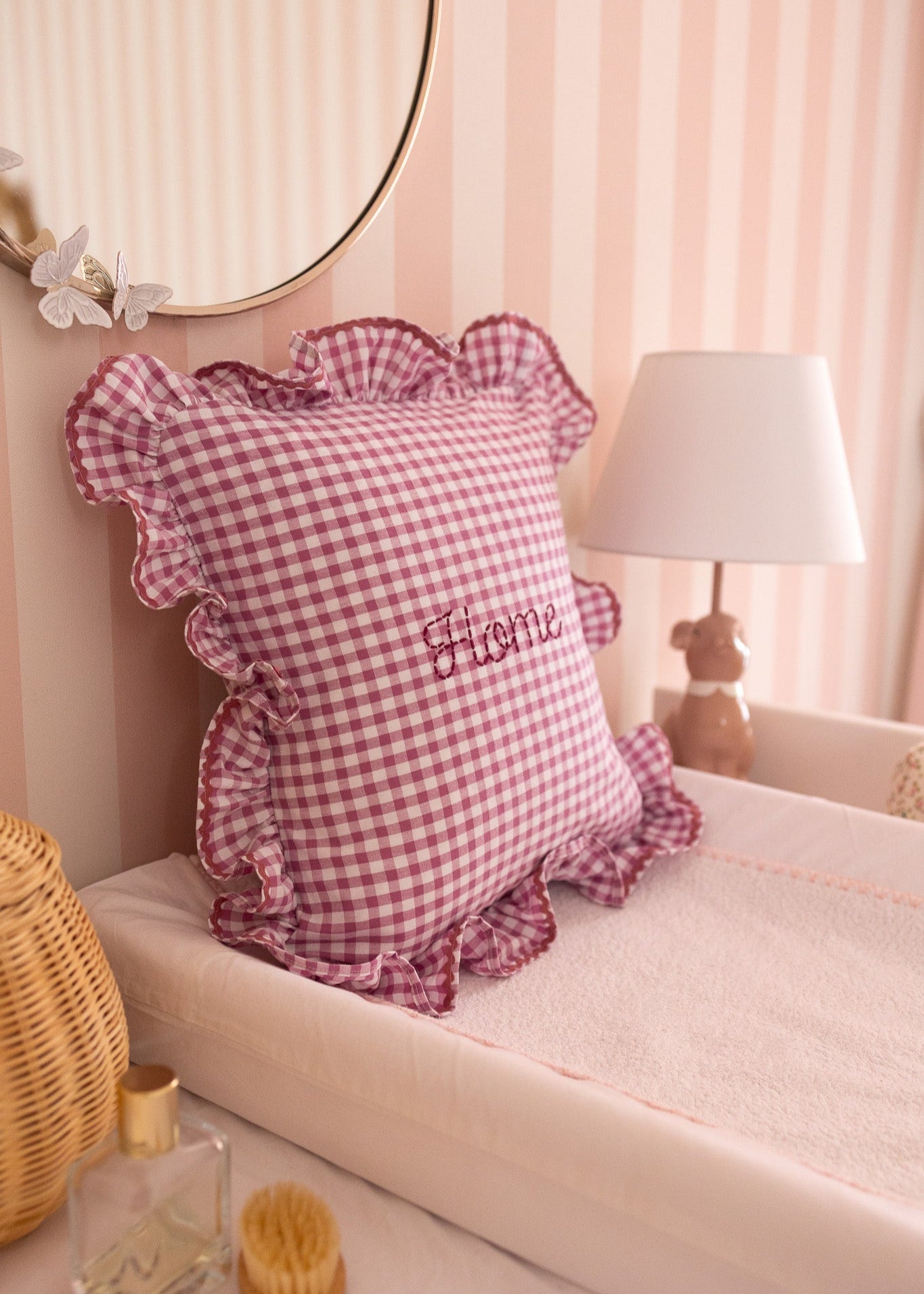 Old Rose Cushion Cover - Soft & Stylish Decorative Pillow Case for Sofa, Bed, Living Room - Home Decor Essentials