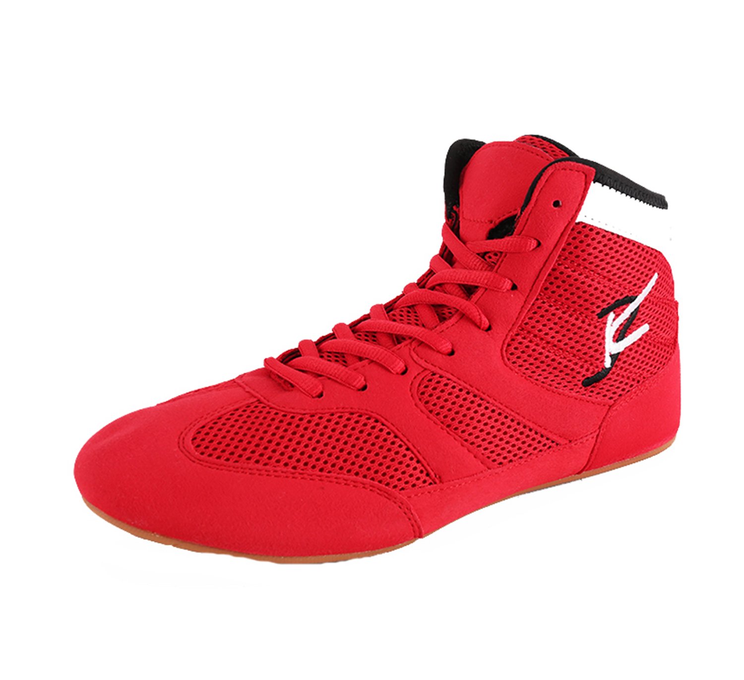 Men's Wrestling Shoes - Non-Slip Rubber Sole for Boxing & Combat Training - Kids & Adults