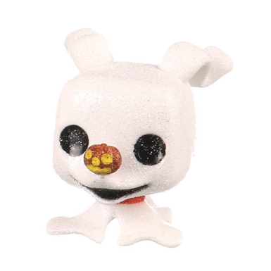 Advent Pocket Pop! Nightmare Before Christmas Zero Glitter Vinyl Figure - Perfect for Collectors, Holiday Decor & Disney Fans Gifts
