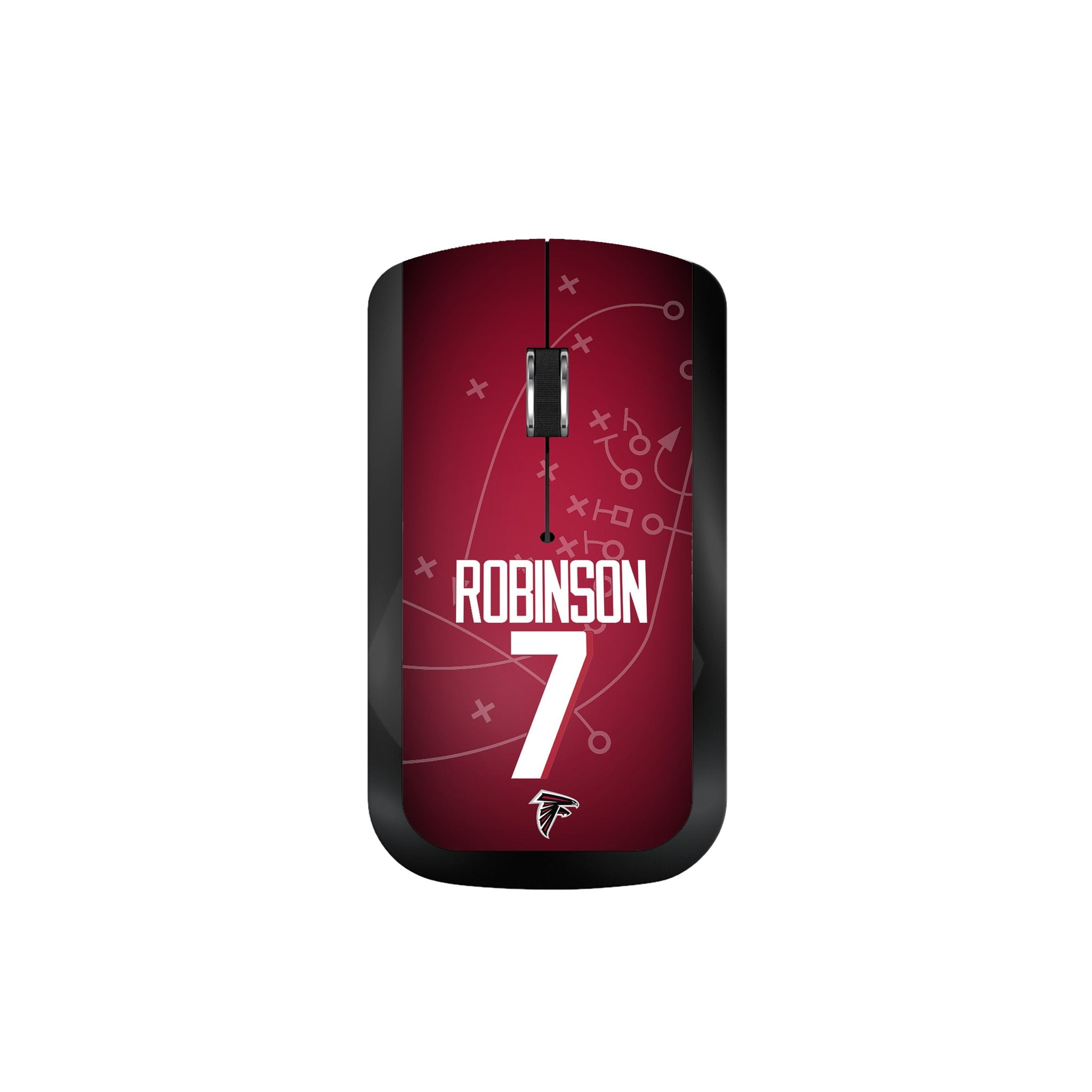 Bijan Robinson Atlanta Falcons NFL Wireless Mouse - Ergonomic 7-Button Gaming Mouse for PC, Mac, Laptop - Perfect for Football Fans, Gaming, and Office Work