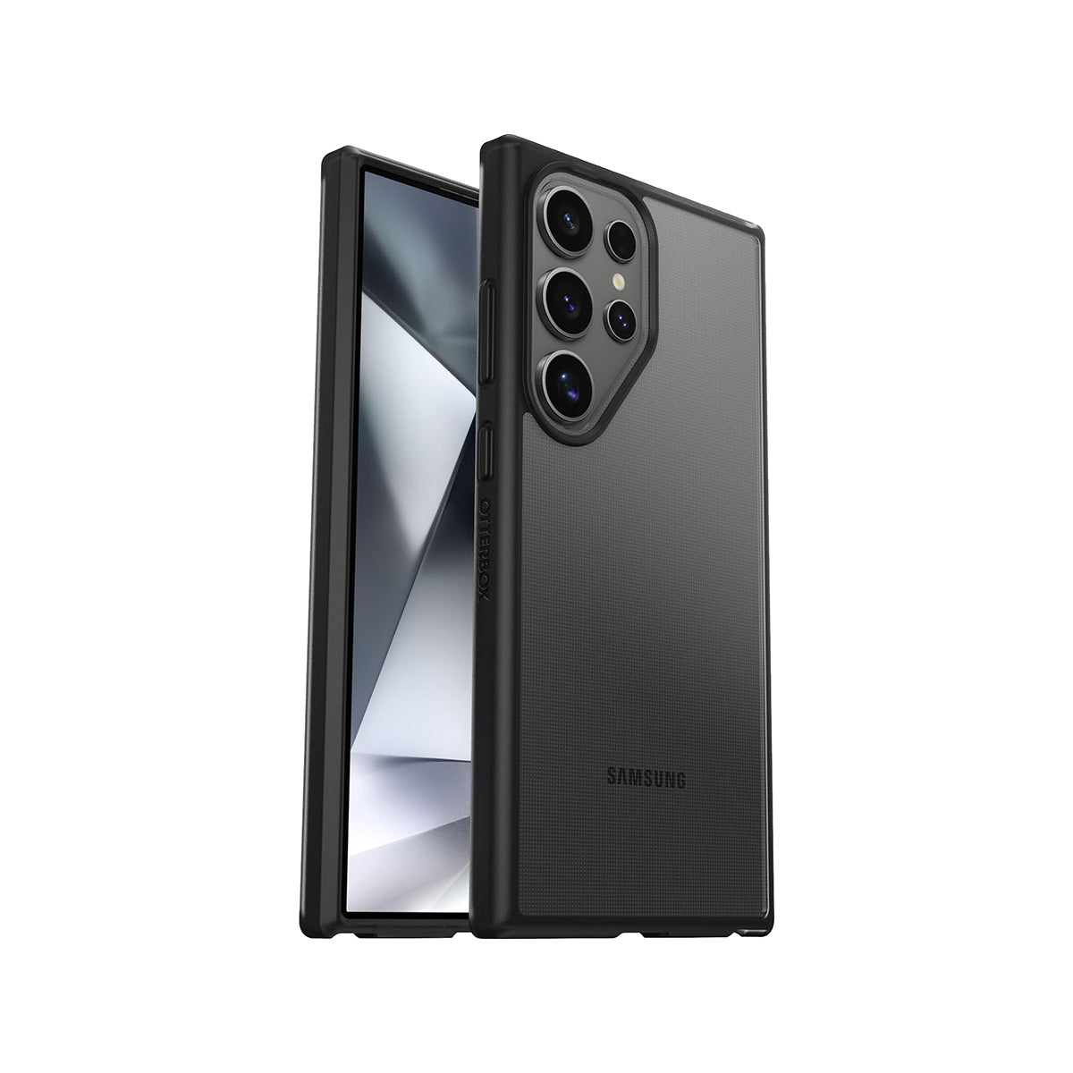 OtterBox SLEEK Protective Case for Samsung Galaxy S24 Ultra - Black Crystal | Slim & Durable Cover with Drop Protection | Perfect for Work, Travel & Everyday Use