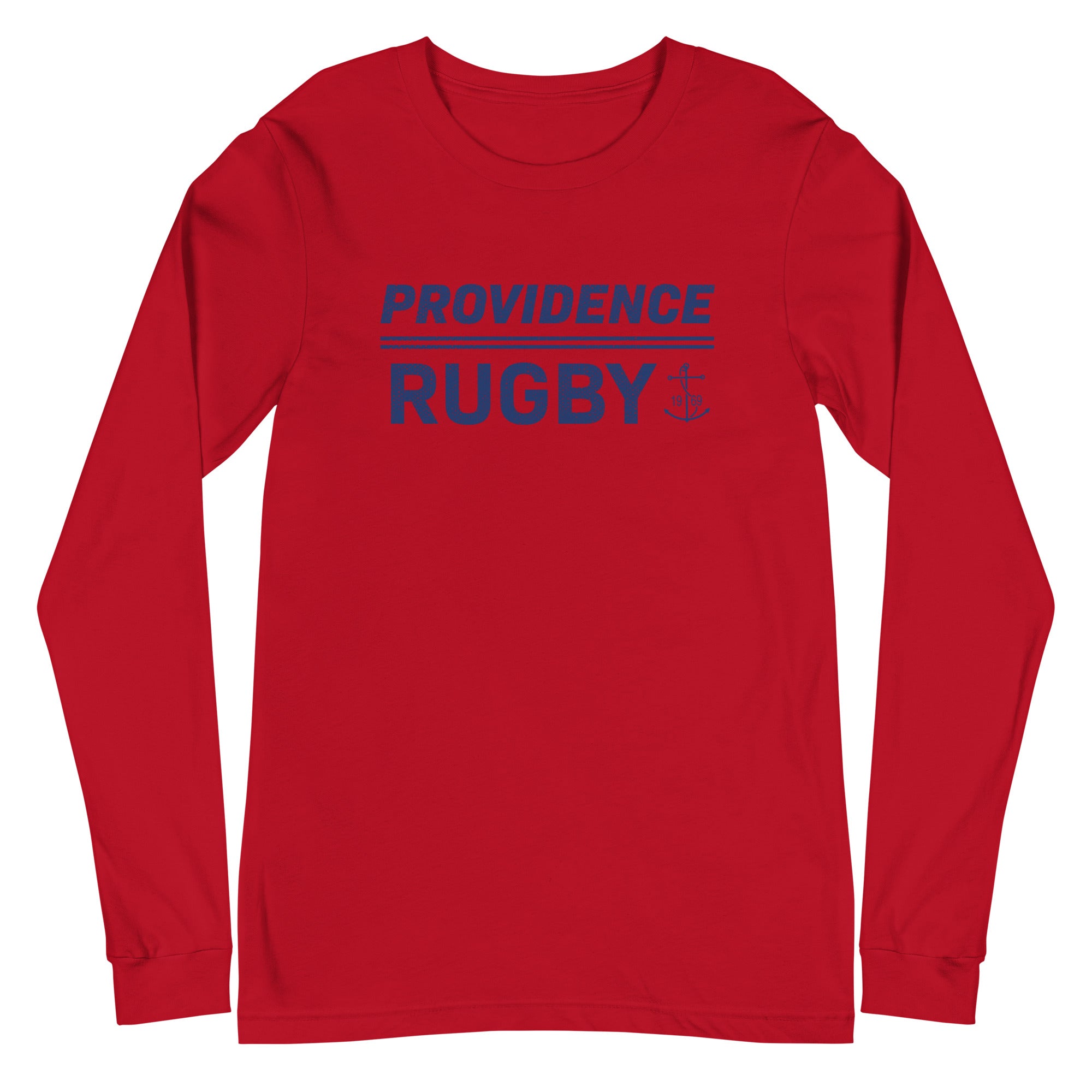 Providence RFC Long Sleeve Social T-Shirt - Comfortable Cotton Rugby Shirt for Men - Perfect for Casual Wear, Sports & Team Events