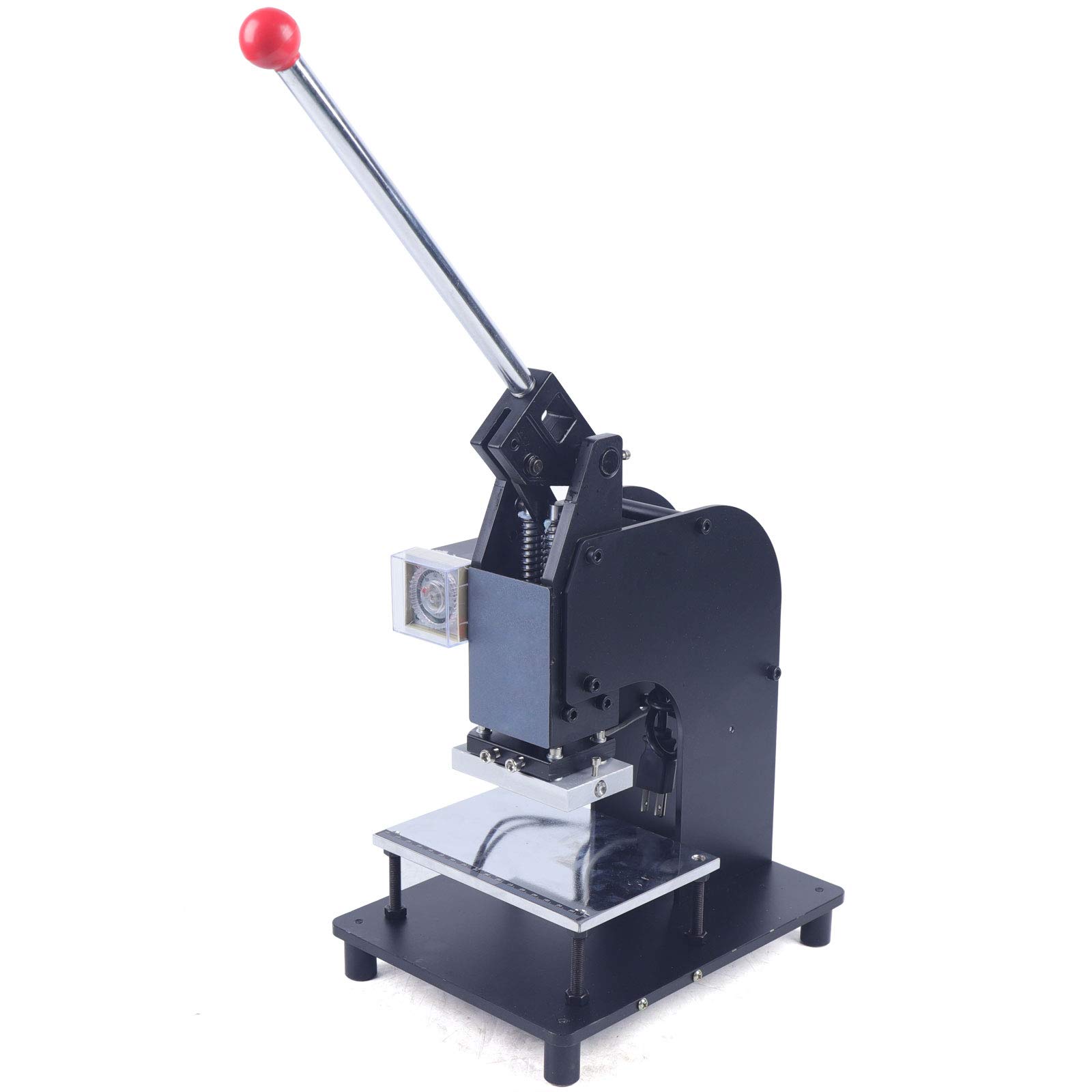 110V 500W Manual Hot Foil Stamping Machine - Gold Foil Embosser for PU Leather, Paper, Cards | DIY Craft, Scrapbooking, Gift Packaging, Leather Craft Accessories
