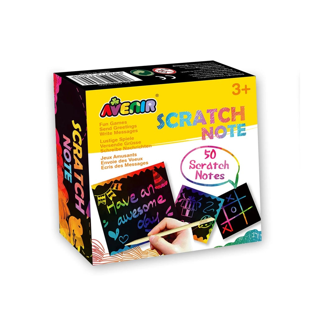 Avenir Scratch Note - Reusable Self-Adhesive Sticky Notes for Office, School & Home - Perfect for To-Do Lists, Reminders & Organizing Tasks