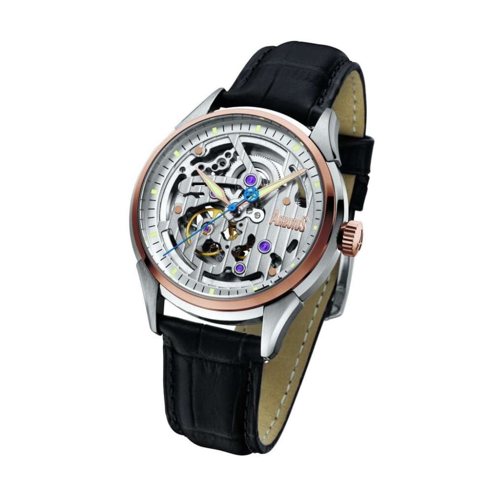 ARBUTUS AR1801TRWB Men's Analog Quartz Watch - Waterproof, Stainless Steel, Casual & Dress Style - Perfect for Business, Office, and Everyday Wear