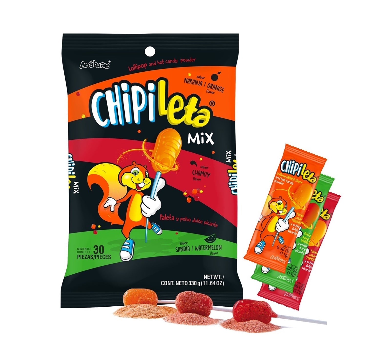 Dulces Anahuac Chipileta Mix Bag - 30 Count Mexican Candy Assortment | Perfect for Parties, Gifts & Snacking