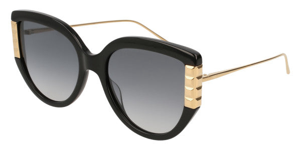 Boucheron BC0050S 001 Women's Fashion Sunglasses - UV Protection, Polarized Lenses, Stylish Design for Outdoor Activities, Beach, and Driving