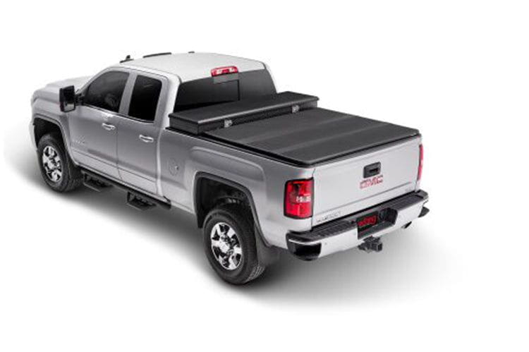 Extang Solid Fold 2.0 Hard Tri-Fold Tonneau Cover for 2015-2019 Chevy Silverado 2500/3500 6.6 ft Bed - Durable Truck Bed Cover for Weather Protection & Cargo Security - Perfect for Camping, Hauling & Outdoor Adventures