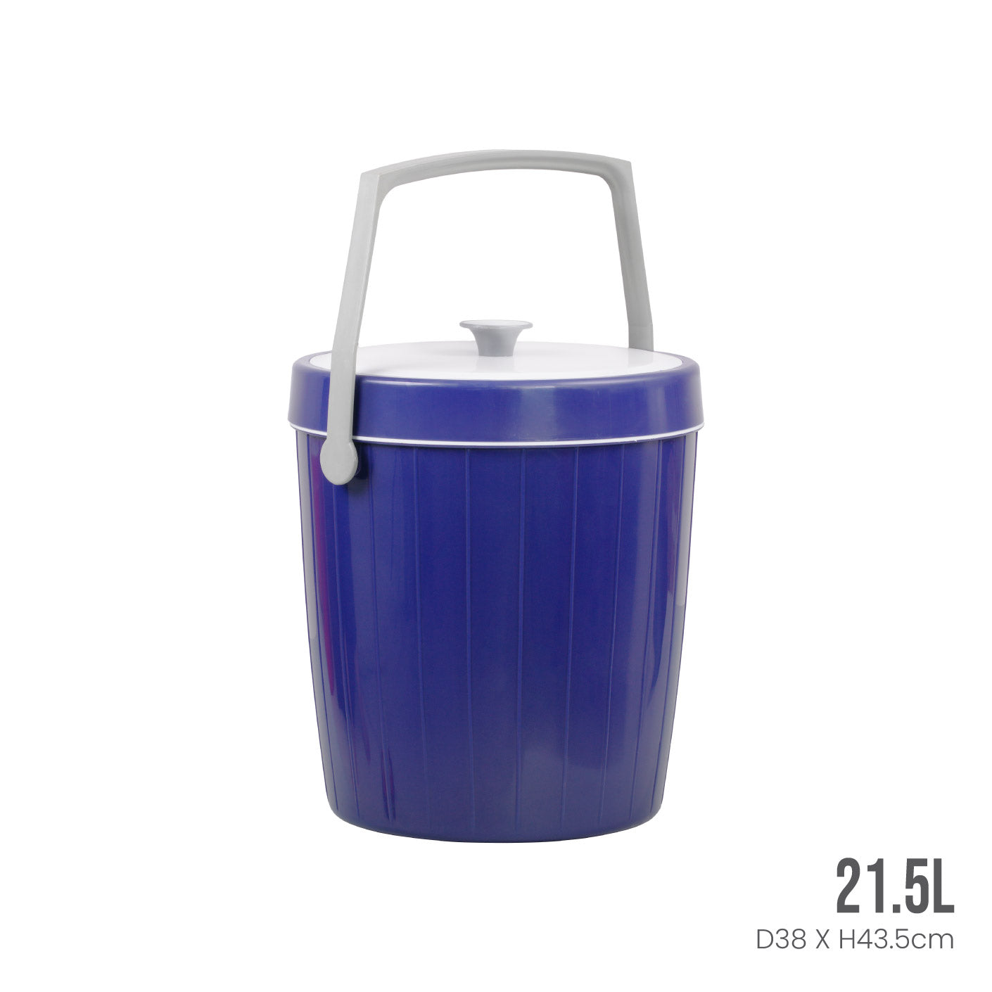 21.5L Hot & Cool Insulated Bucket - Large Capacity Thermal Container for Camping, Picnics & Outdoor Adventures (Model 8307)