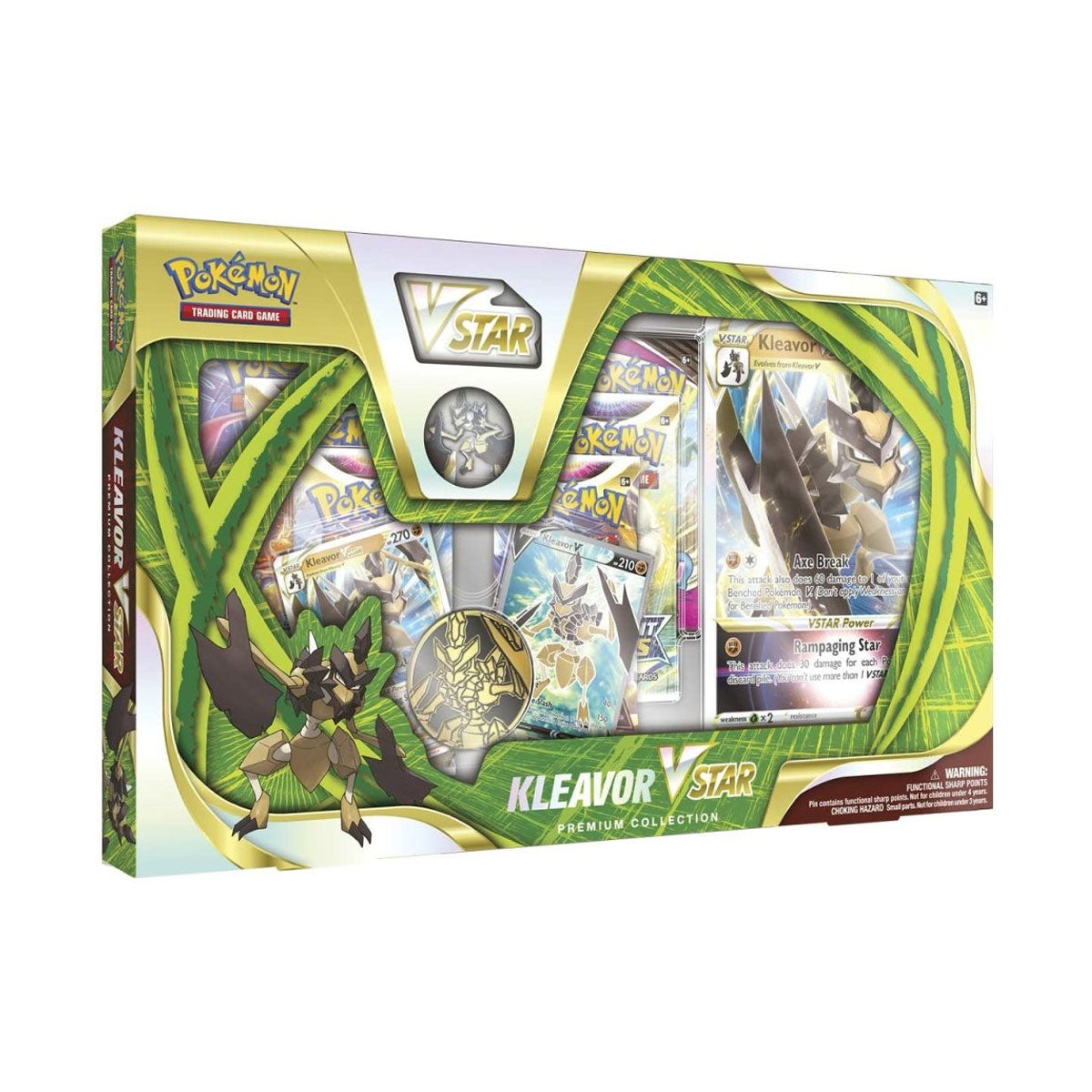 Pokémon Kleavor VSTAR Premium Collection - Exclusive Trading Card Set for Collectors & Battles - Perfect for Game Nights, Tournaments & Gifts
