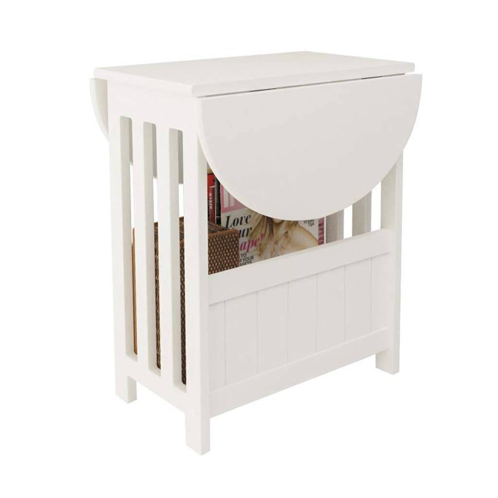 Modern End Table with Storage Shelf - Multi-Functional Nightstand, Coffee Table & Side Table for Living Room, Bedroom, or Office - Perfect for Small Spaces, Reading Nooks & Home Decor