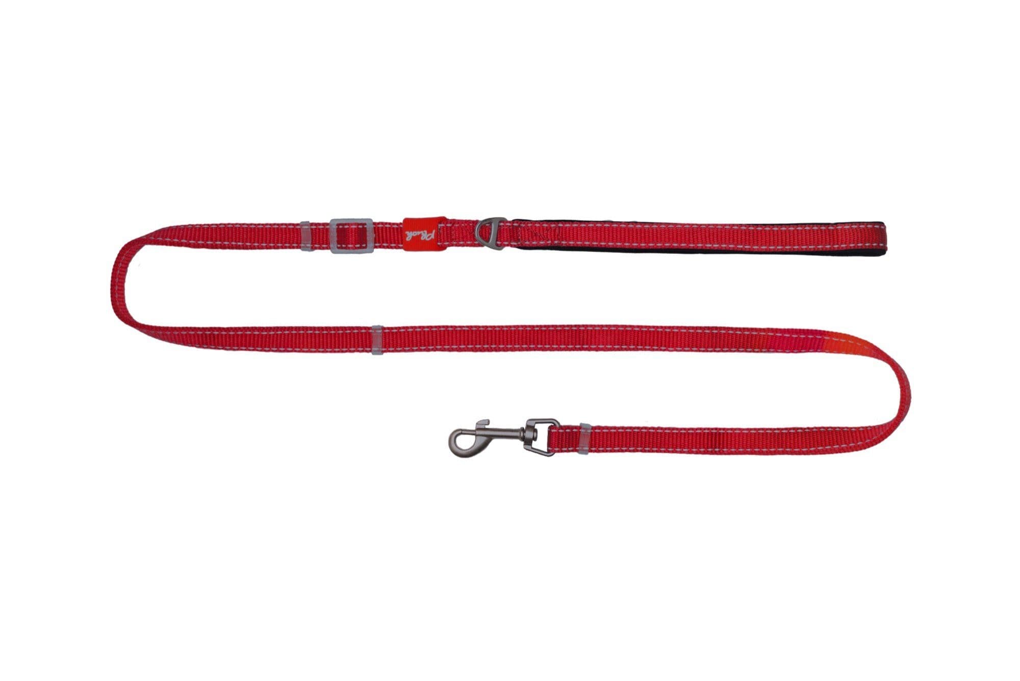 Adjustable Red Dog Collar for Small & Medium Dogs - Soft Plush Pet Collar with Secure Buckle - Perfect for Daily Walks, Training & Grooming