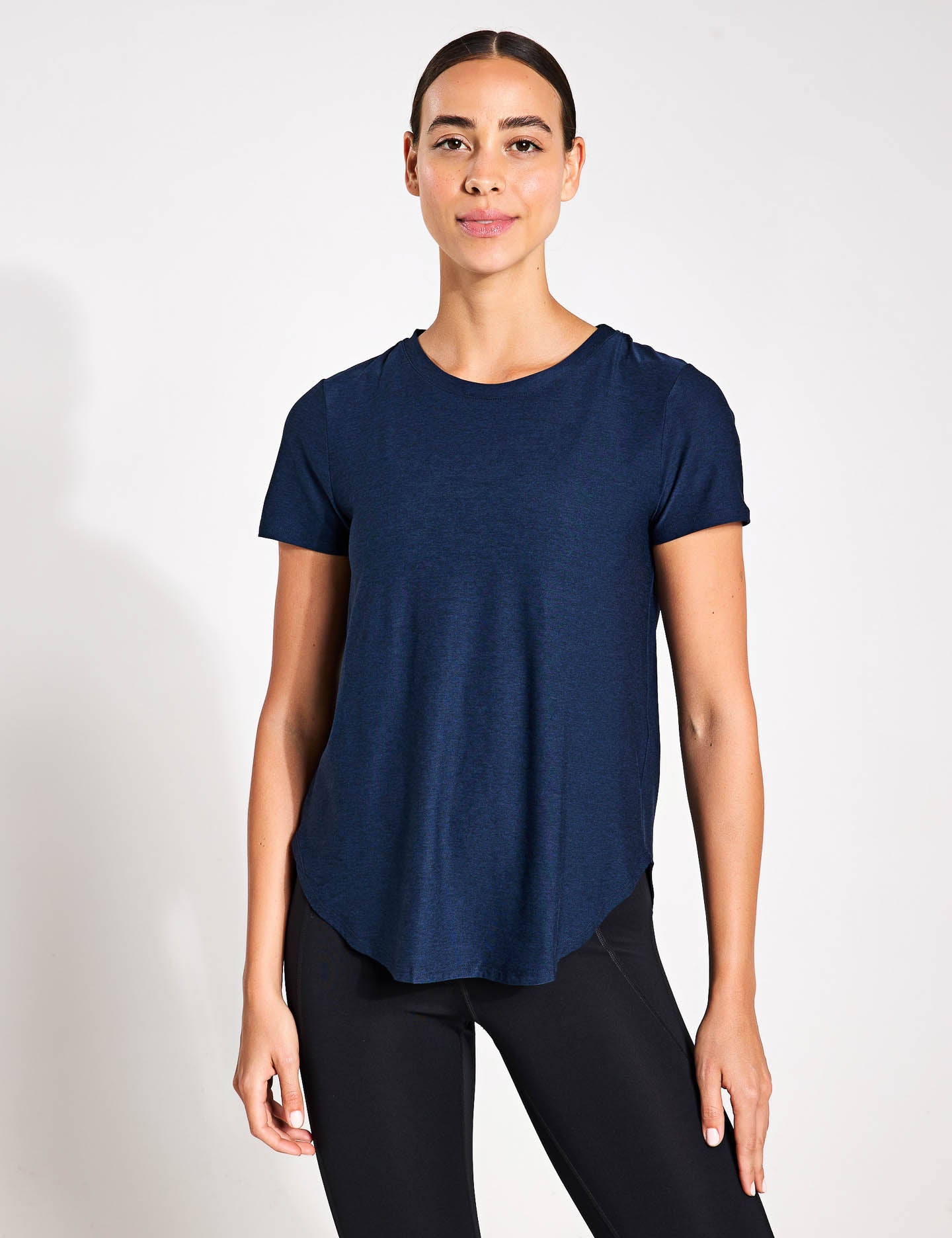 Featherweight On The Down Low Tee - Ultra Lightweight Men's T-Shirt in Nocturnal Navy | Perfect for Casual Wear, Gym & Everyday Comfort