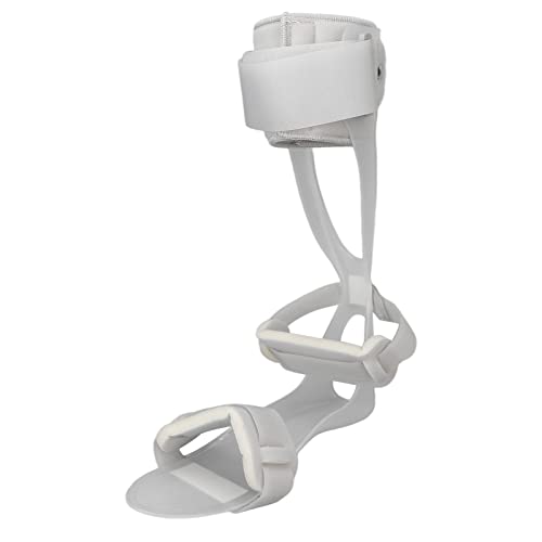 Lightweight Foot Drop Orthotic Splint - Low Arch Support for Nerve Palsy & Weak Plantar Muscles - Non-Slip Design for Daily Wear (Right Foot, Medium) - Ideal for Walking, Standing & Post-Surgery Recovery