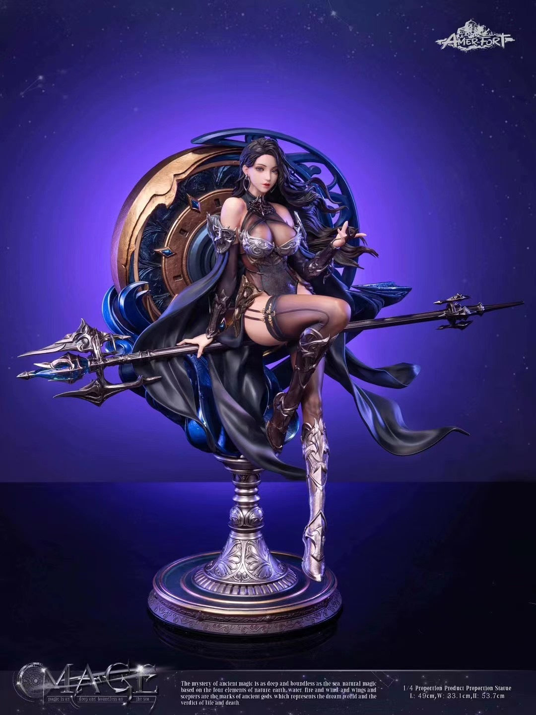 PIJI x AmerFort Studio Licensed ELF Series Mage Action Figure - Fantasy Collectible for Display & Role-Playing Games