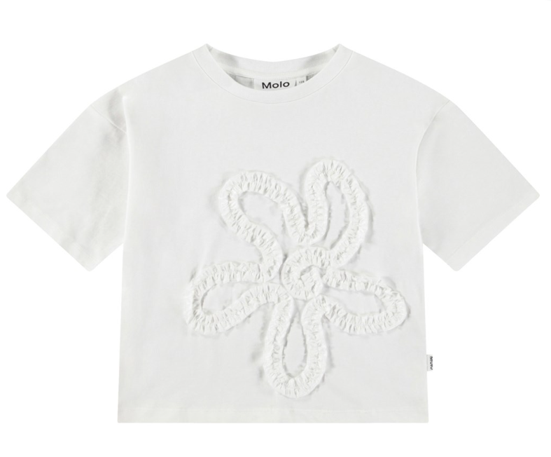 MOLO REINETTE Short Sleeve T-Shirt for Kids (Ages 6-14) - Soft Cotton Casual Tee for School, Playdates & Everyday Wear
