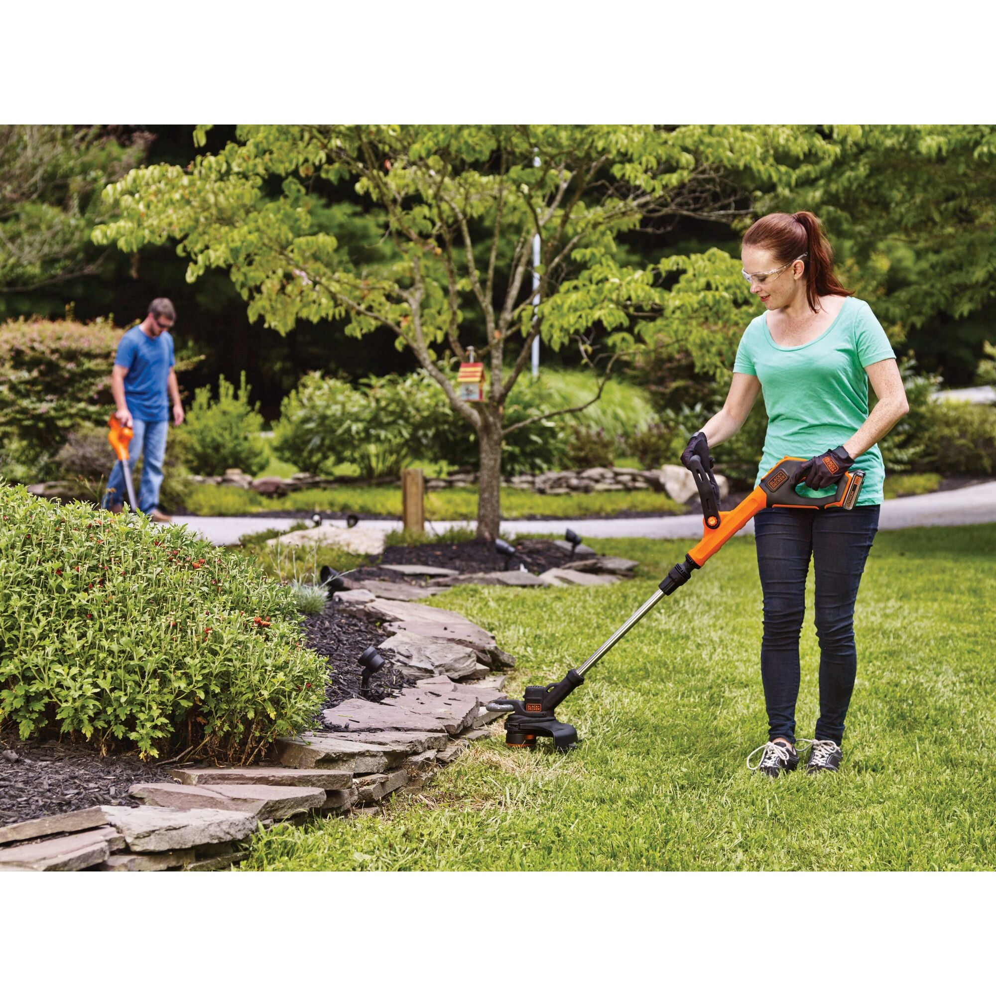 20V MAX* Lithium 12-Inch 2-Speed Cordless String Trimmer & Edger - Lightweight Lawn Tool for Yard Maintenance, Grass Trimming, and Edge Cutting
