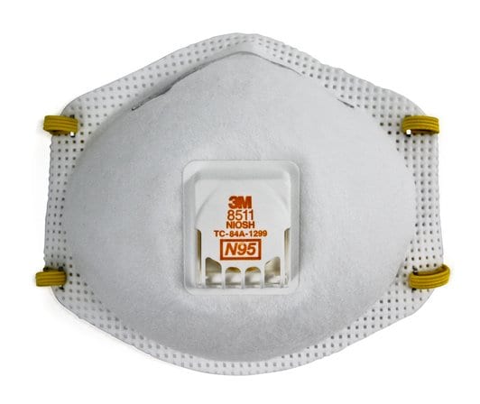 3M 8511 N95 Particulate Respirator - 8-Pack Case | NIOSH Certified for Dust, Mold & Pollen Protection | Ideal for Construction, Woodworking & DIY Projects