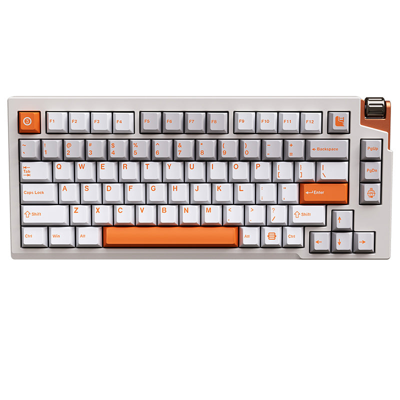 LUMINKEY 75v2 Wireless Tri-Mode Mechanical Keyboard with Hot-Swappable Switches & Horizontal Scroll Wheel - Perfect for Gaming, Office Work, and Programming