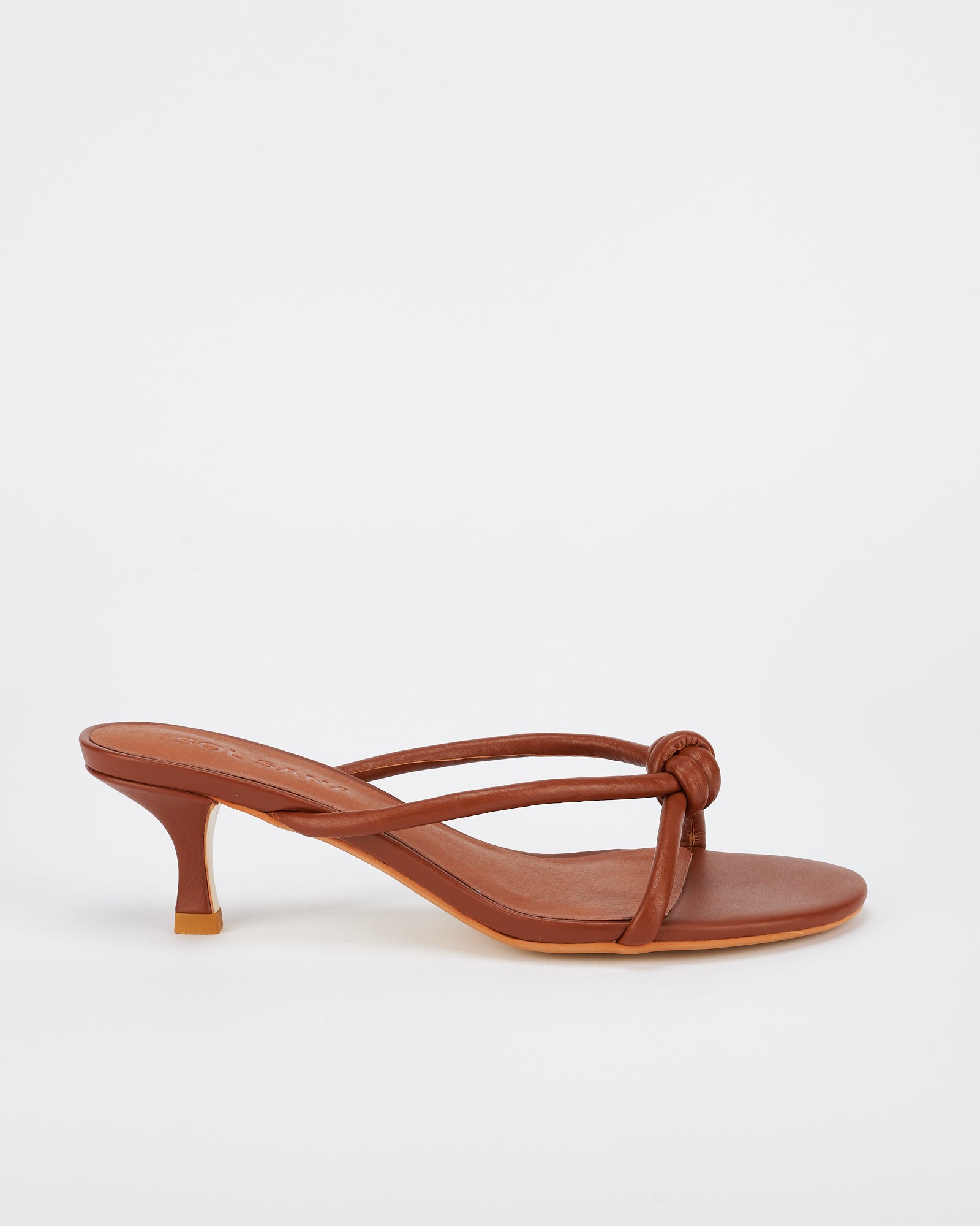 Antibes Mule Cognac - Comfortable Women's Slip-On Shoes for Casual Wear, Home & Office | Breathable & Lightweight Summer Sandals