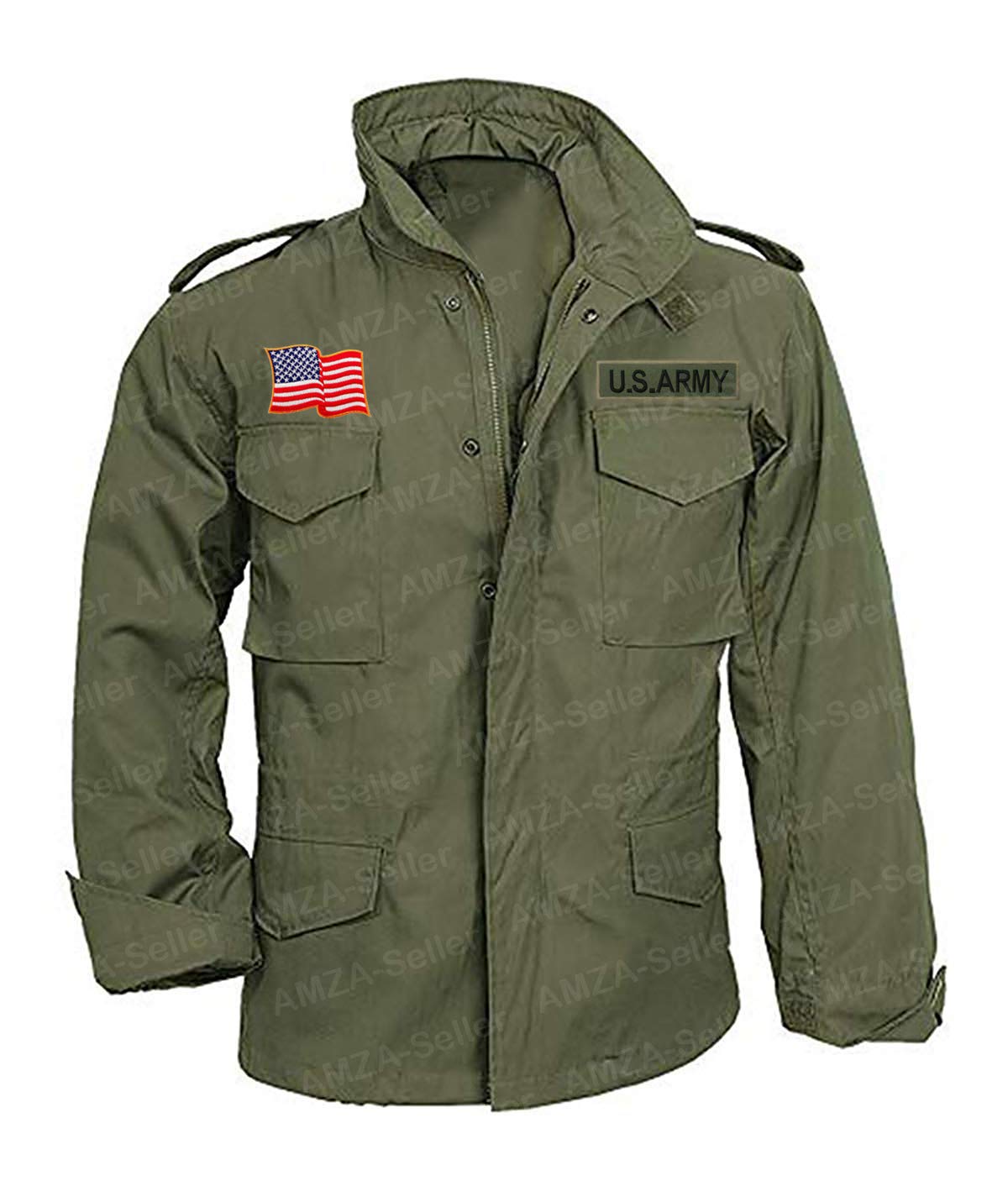 Men's John Rambo First Blood Sylvester Stallone M65 Military Jacket - US Army Olive Green Cotton Coat for Outdoor Adventure & Cosplay