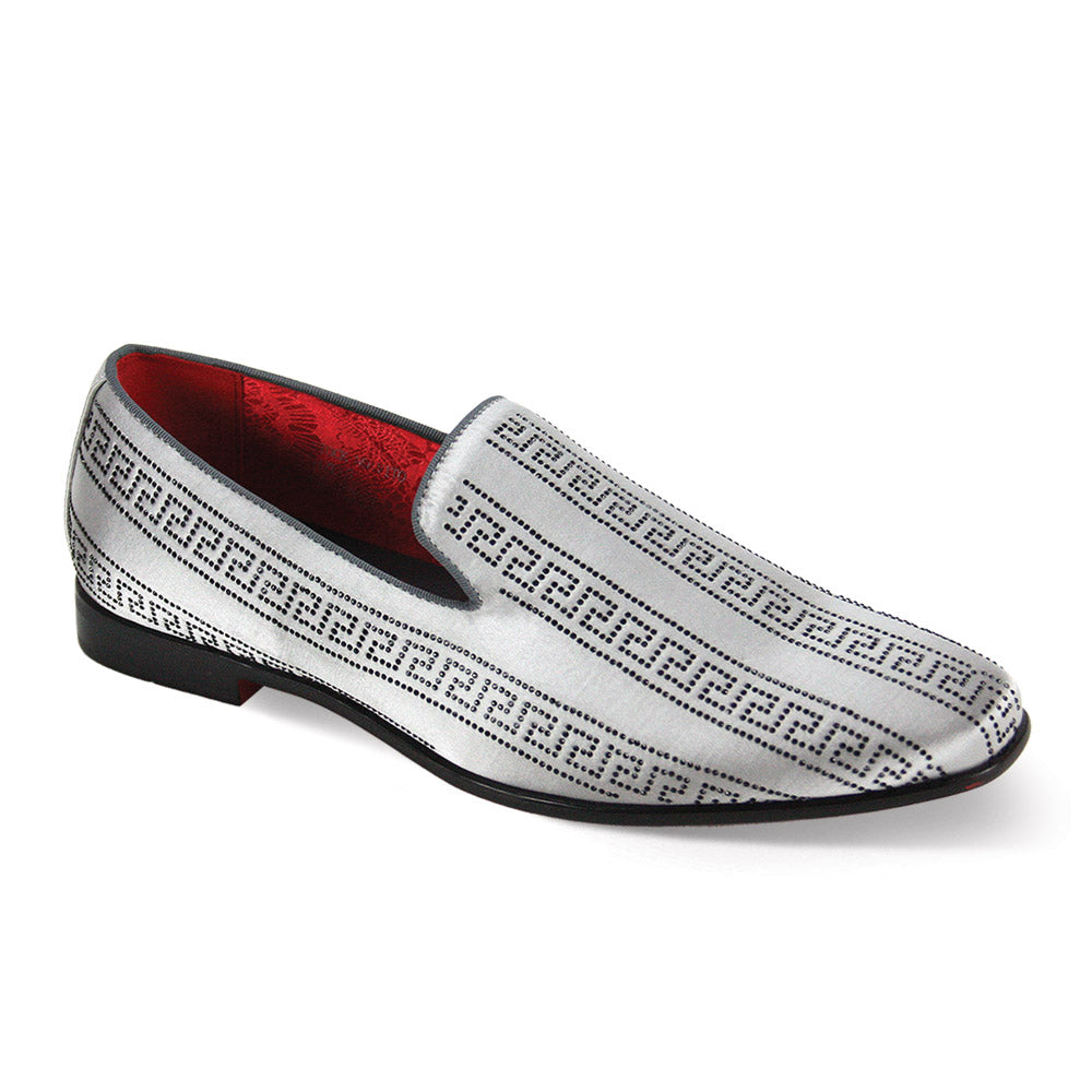 After Midnight Exclusive Vito Silver/Black Dress Shoes for Men | Formal Business Oxford Shoes | Perfect for Weddings, Office & Special Occasions