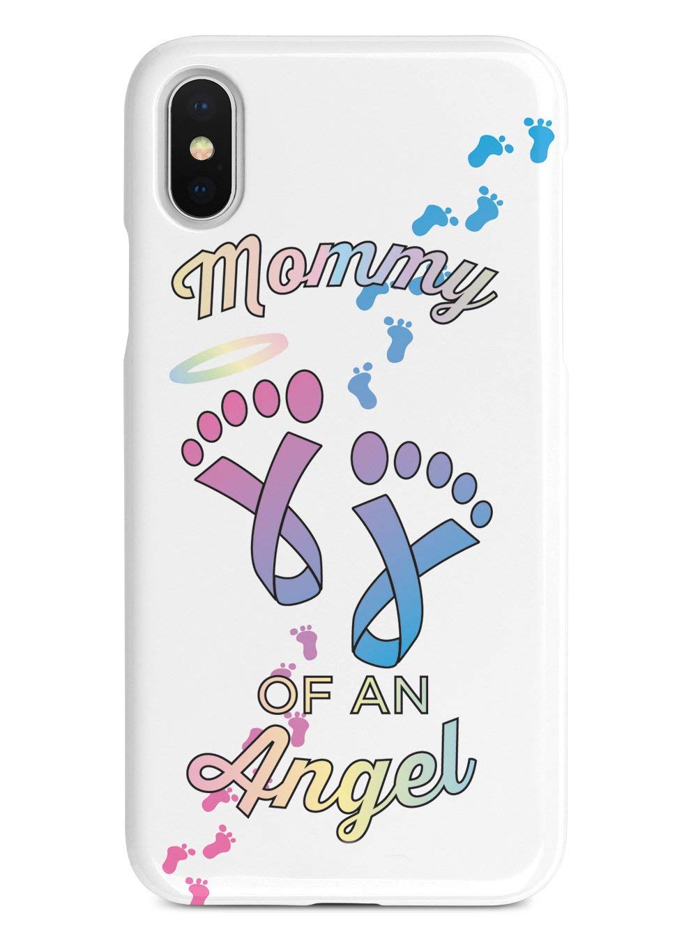 **Angel-Inspired 3D Textured Protective Phone Case for Apple iPhone X/Xs - Durable & Stylish Cover for Everyday Use & Gift Giving**