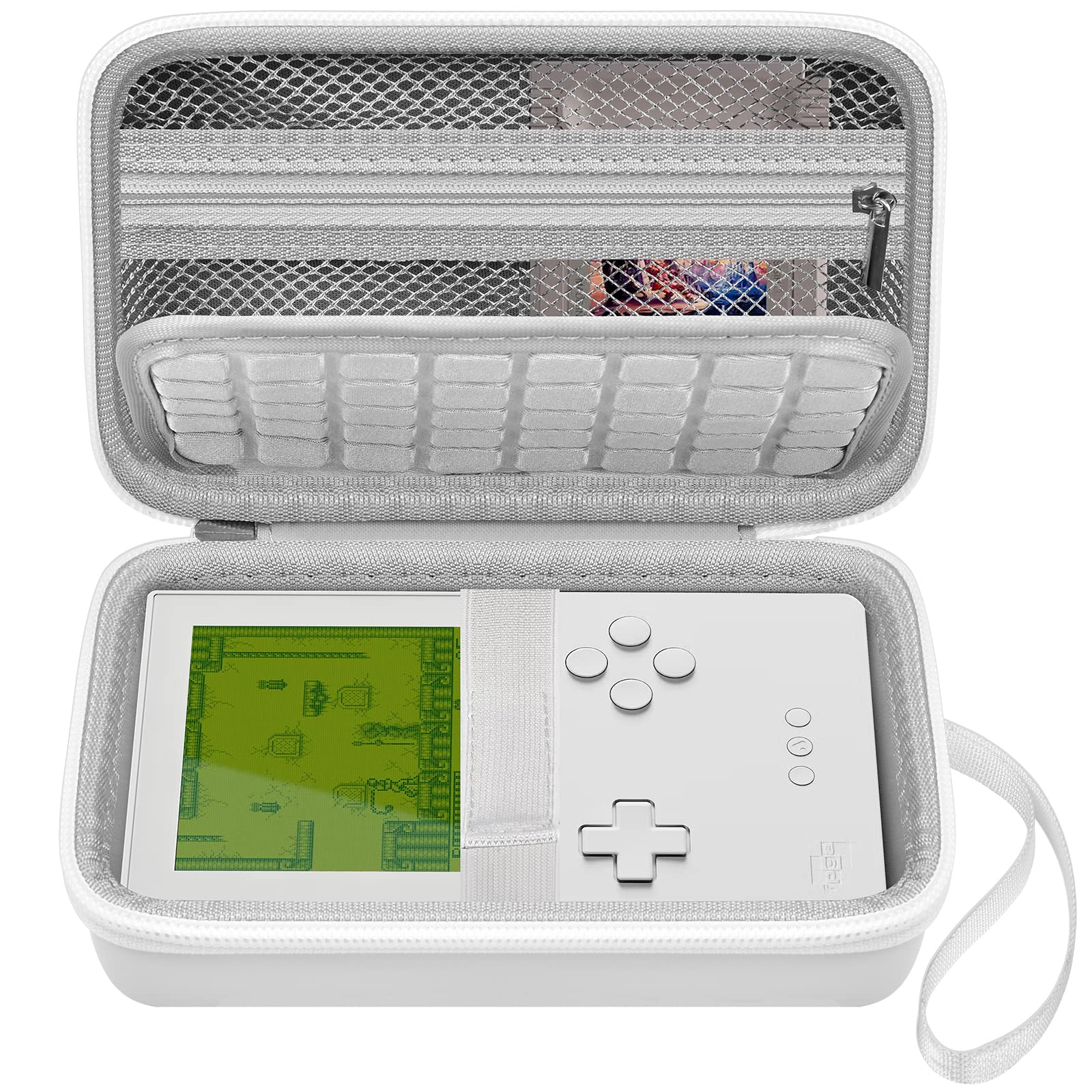 Againmore Hard Protective Case for Handheld Game Console - Portable Storage Bag for Mini Gaming Devices, Charging Cables & Accessories (Box Only) - Perfect for Travel, Gaming On-The-Go & Accessory Organization