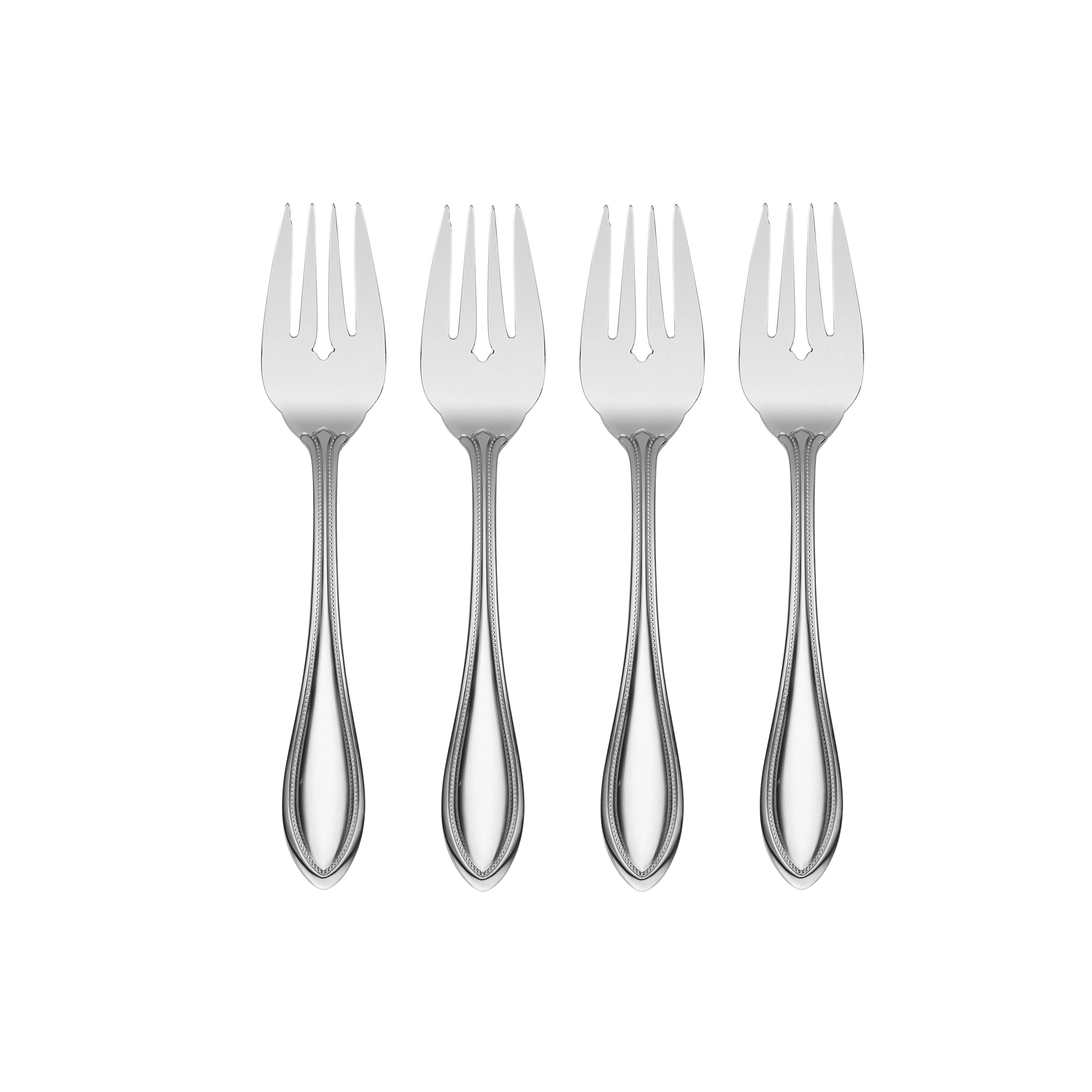 Premium American Harmony Salad Forks - Set of 4 Stainless Steel Dinner Forks for Home, Restaurant & Party Use