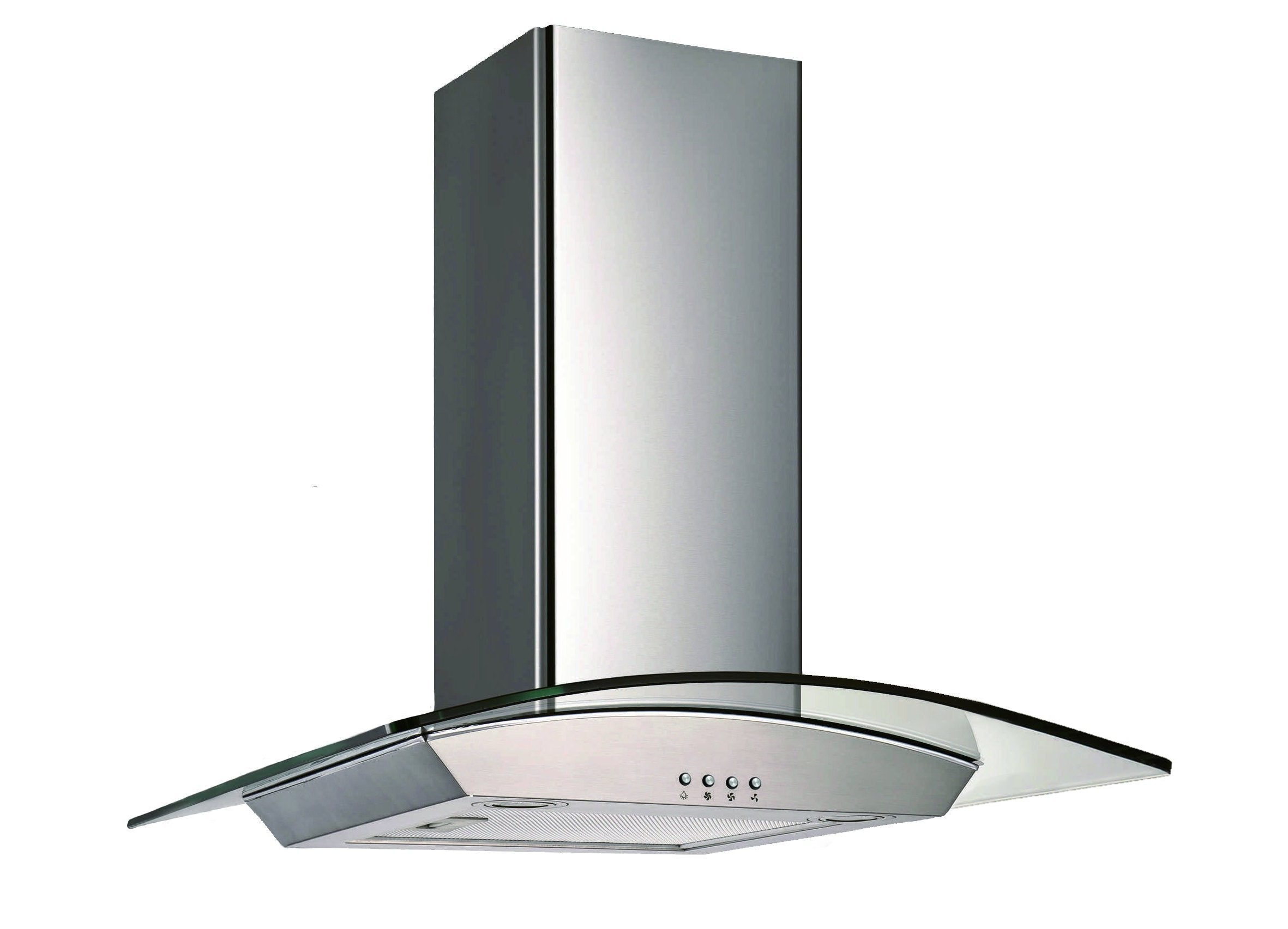 GCP430 30-inch Stainless Steel Wall Mounted Range Hood with Glass Canopy - Perfect for Kitchen Ventilation & Modern Home Decor
