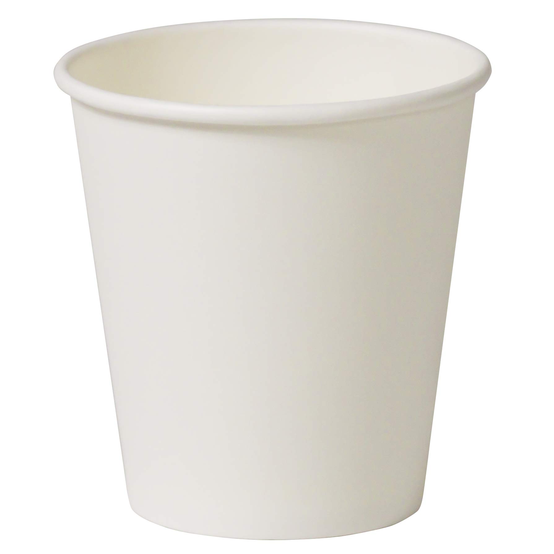 EHC10-W Empress Paper Hot Cup 10oz Squat White - 20/50 Case - Disposable Coffee Cups for Office, Cafes & Takeout