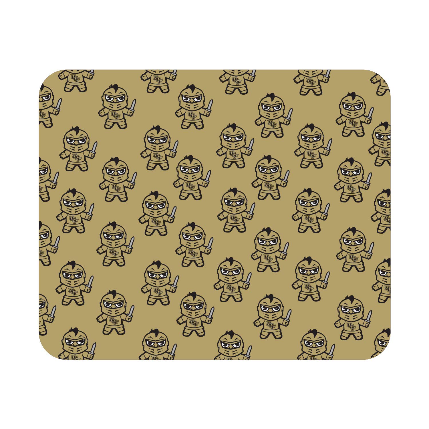 OTM Essentials University of Central Florida Standard Fabric Mouse Pad - UCF Desk Accessories for Gaming & Office - Non-Slip Computer Mousepad with Tokyodachi Mascot Design - Perfect for Dorm, Work & Home Office Setup