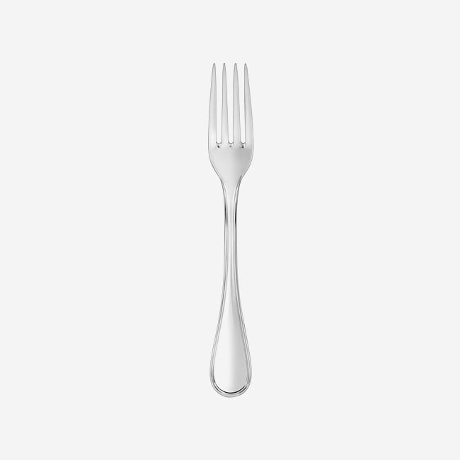 Christofle Albi Stainless Steel Dessert Fork - Elegant Silverware for Fine Dining, Afternoon Tea & Special Occasions