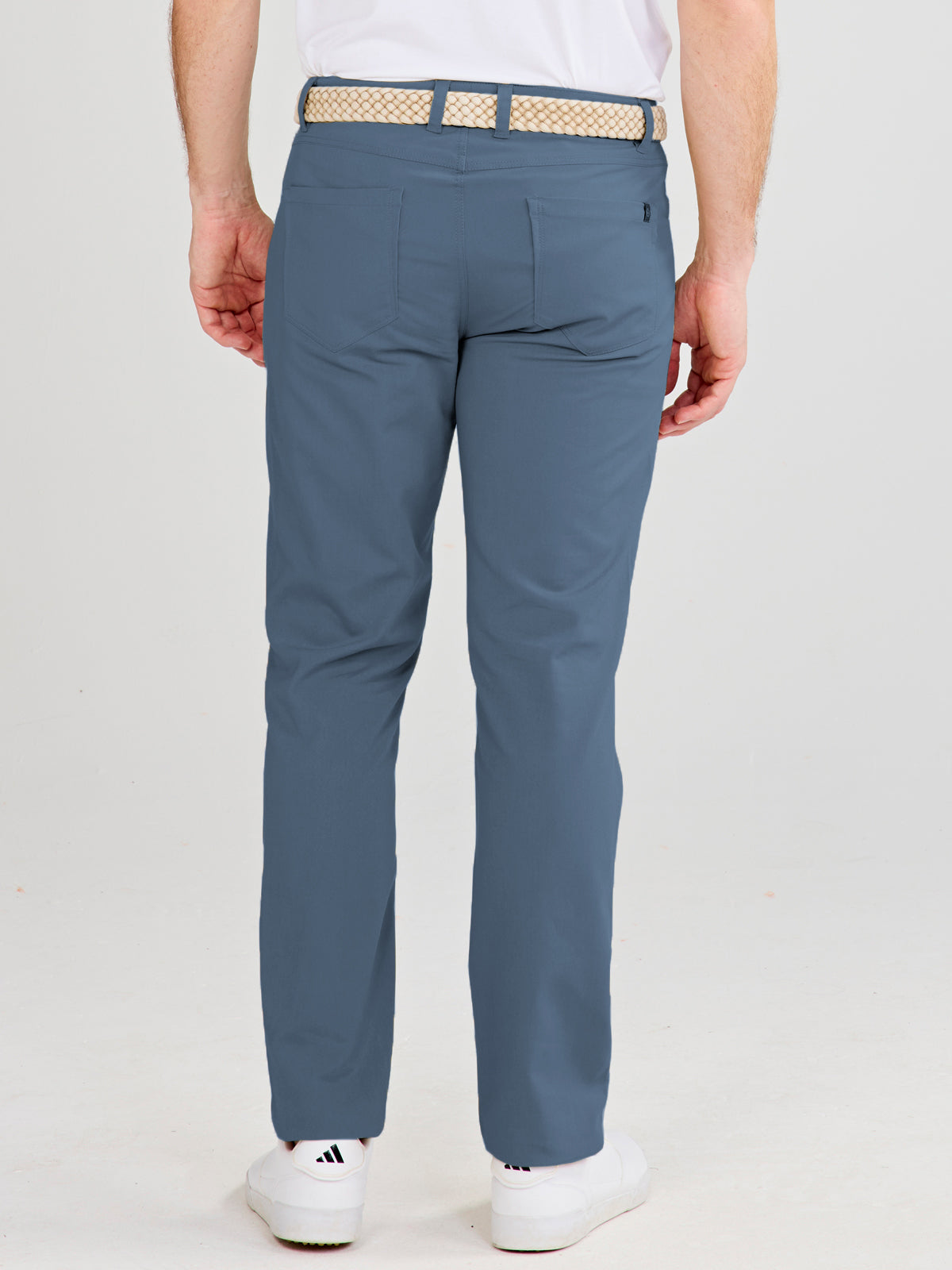 Motion Pant Straight Fit Men's Stretch Comfortable Work Pants - Deep Indigo for Office, Travel & Casual Wear