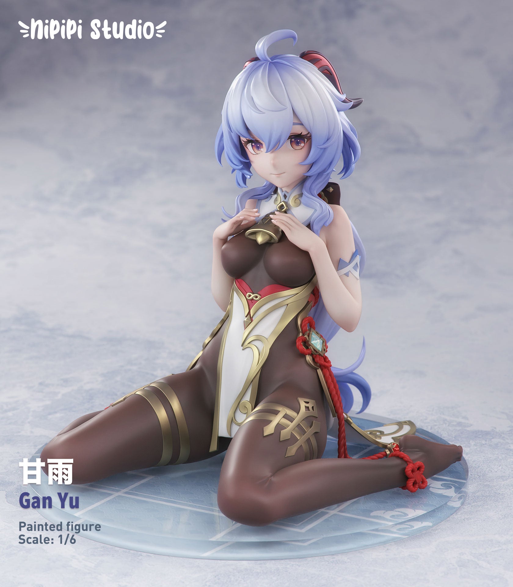 Genshin Impact Ganyu Cosplay Costume - Official NiPiPi Studio Replica Outfit for Anime Conventions & Halloween