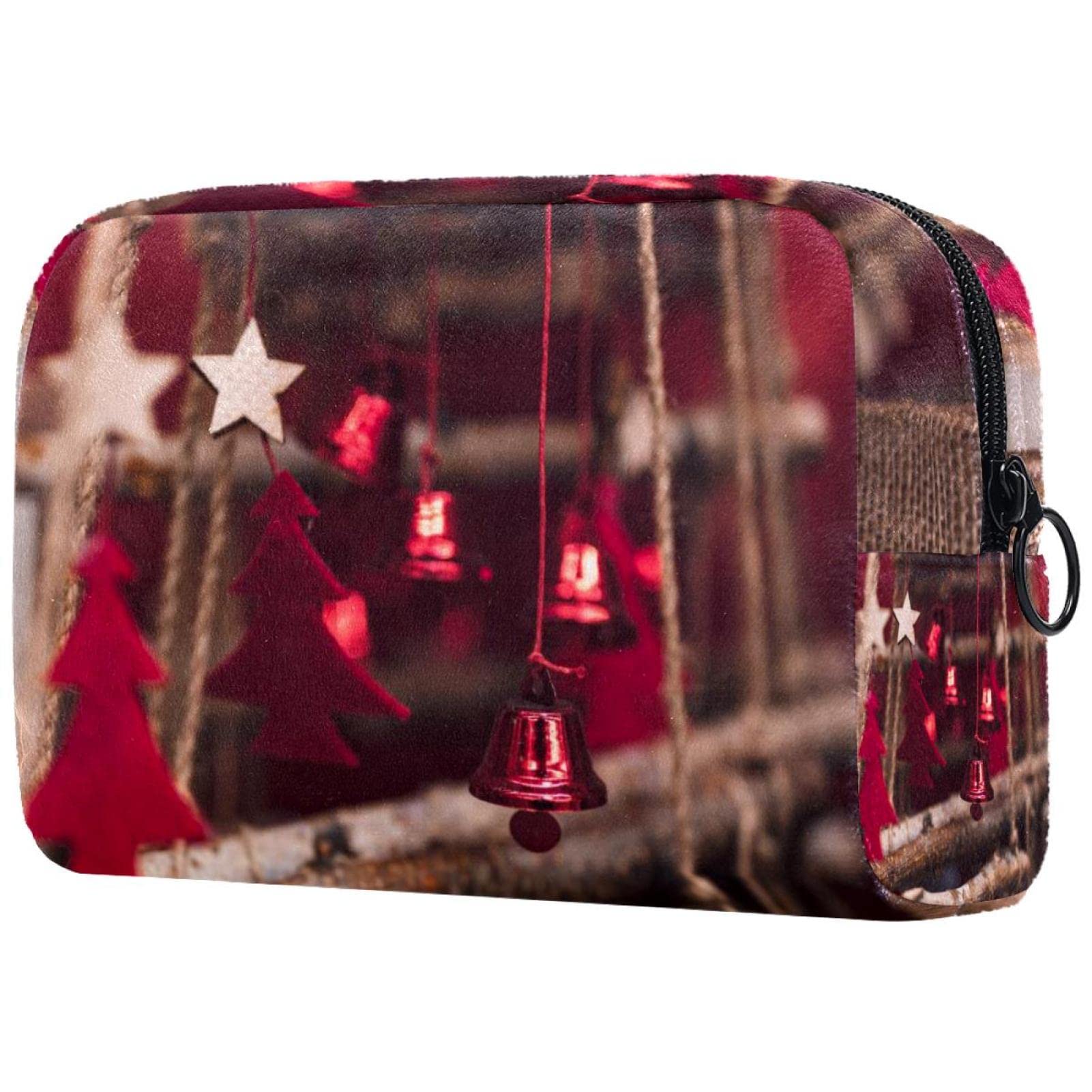 Large Cosmetic Bag for Women - Travel Makeup Case with Zipper | Christmas Gift & Toiletry Organizer