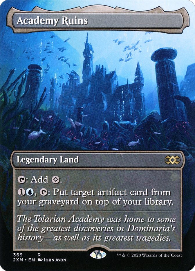 Academy Ruins (Toppers) - Double Masters MTG Card - Perfect for Commander & Modern Decks - Enhance Your Magic: The Gathering Strategy Gameplay