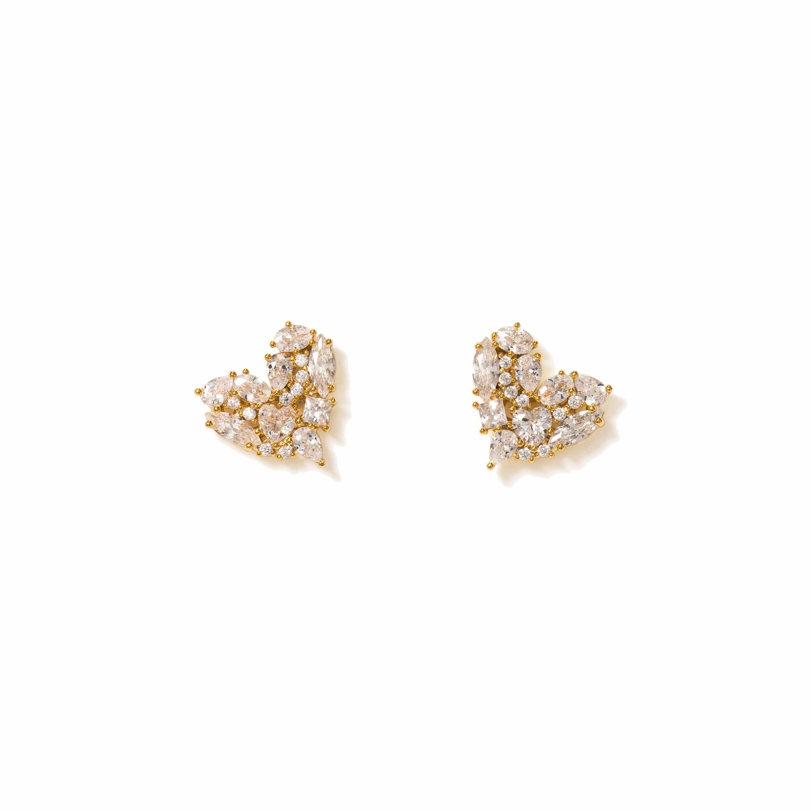 Mini Heart Stud Earrings for Women - Dainty Gold/Silver Tiny Heart Earrings for Everyday Wear - Perfect for Valentine's Day, Anniversary & Gift Giving